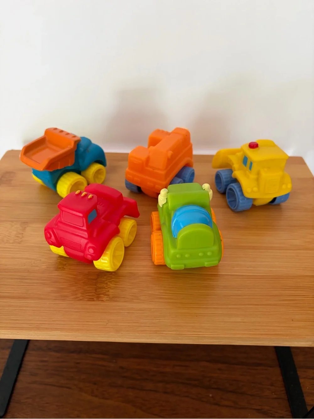 FB Toys - Baby Wheels Construction Cars. Toddler 18M+ Dump TrucK, Cement Mixer